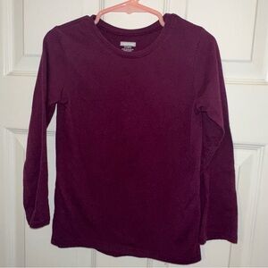Garanimals Plum Long-sleeve Tee - Girls Size 5T - Basic layering shirt - GUC